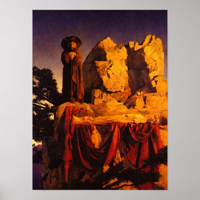 Poster From the Story of Snow White, 1912 par Parrish (Devant)
