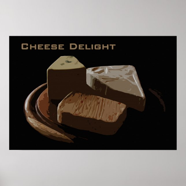 Poster Fromage délicieux (Devant)