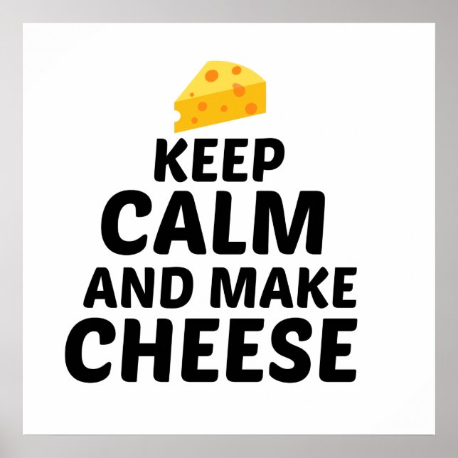 POSTER FROMAGE GARDER CALME ET FAIRE (Devant)