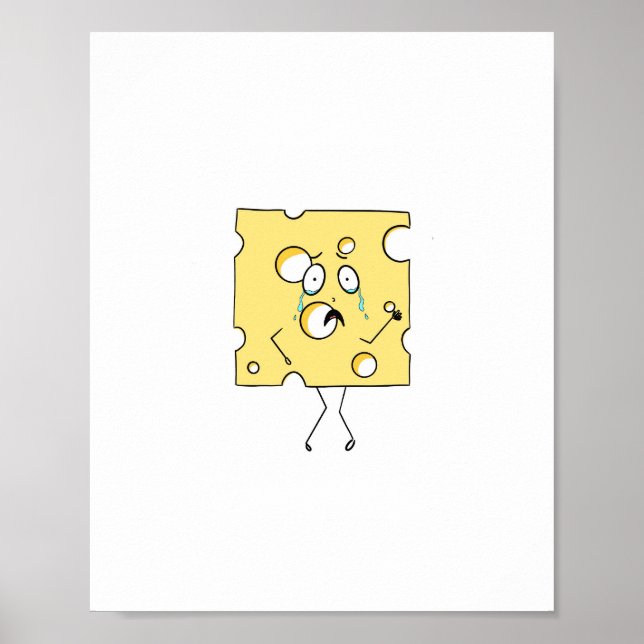 Poster Fromage Gouda, thème fromage (Devant)