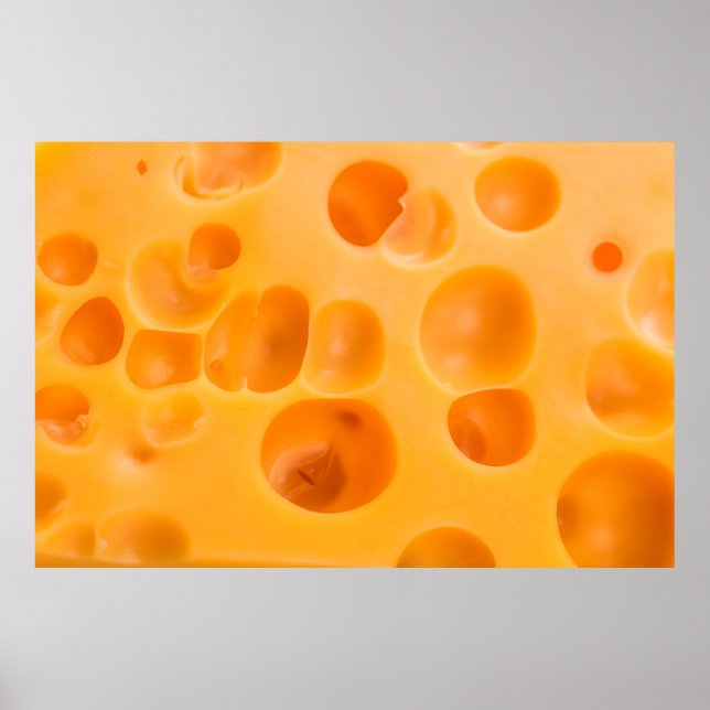 Poster Fromage isolé. (Devant)