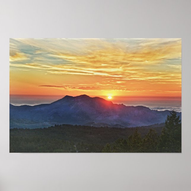 Poster Front Range Sunrise, Colorado (Devant)