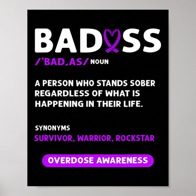 Poster Front. Sensibilisation aux surdoses 3 (Devant)
