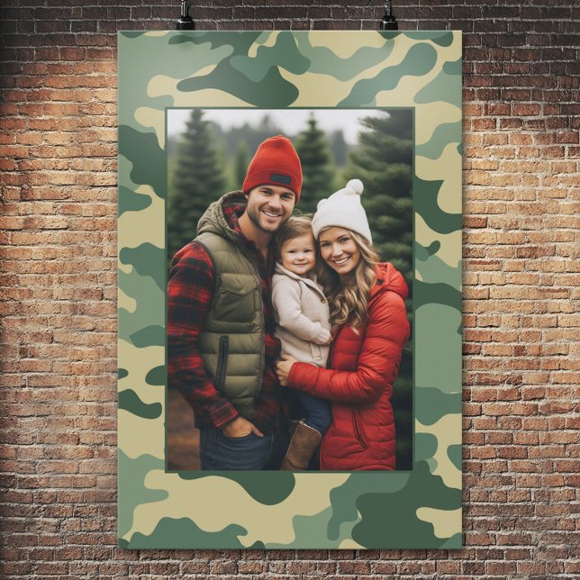 POSTER : frontière de camouflage (Custom Poster)
