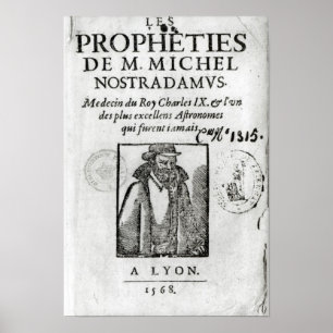 Poster Frontispice à 'Les Propheties de M. Michel
