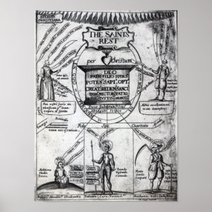 Poster Frontispice, "les saints Rest éternel