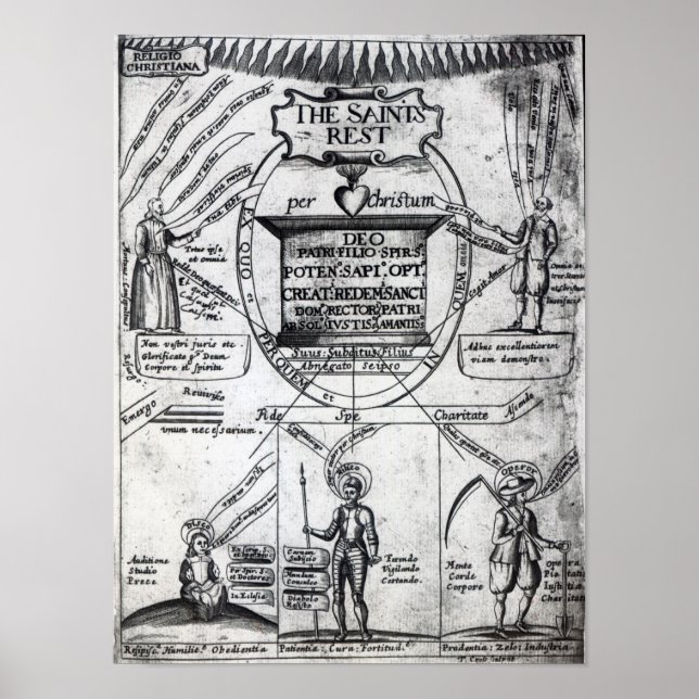 Poster Frontispiece, 'Les Saints, un repos éternel' (Devant)