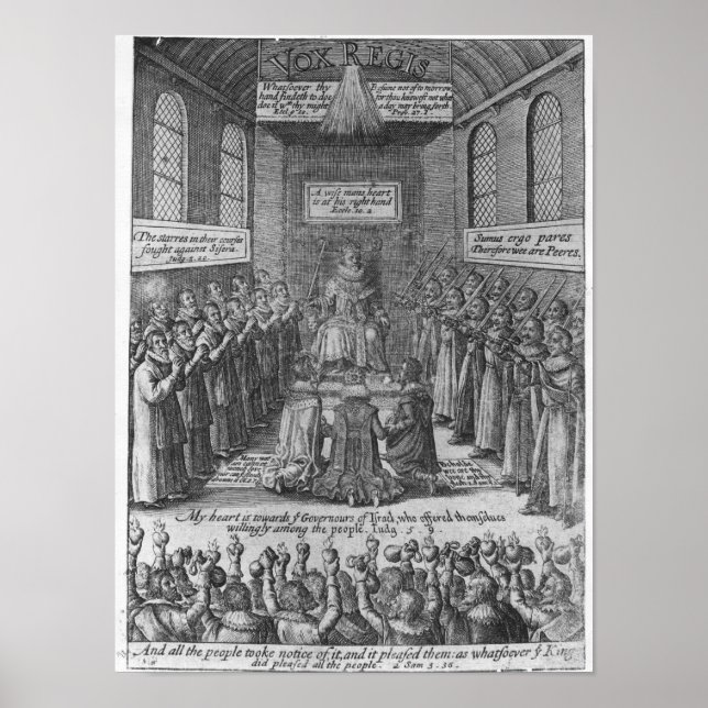 Poster Frontispiece to 'Vox Regis' de Thomas Scott (Devant)