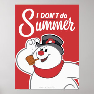 Poster Frosty the Snowman™   Je ne fais pas l'été