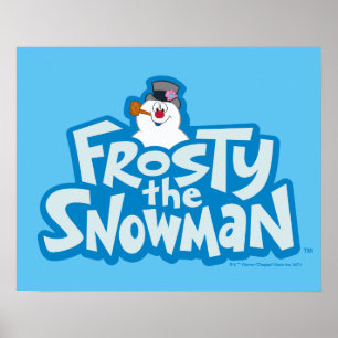 Poster Frosty the Snowman™   Logo empilé gelé