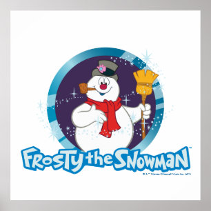 Poster Frosty the Snowman™   Portrait magique Frosty