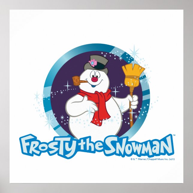 Poster Frosty the Snowman™ | Portrait magique Frosty (Devant)