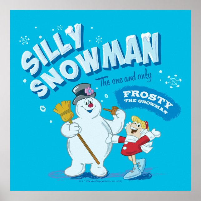 Poster Frosty the Snowman™ | "Silly Snowman" (Devant)