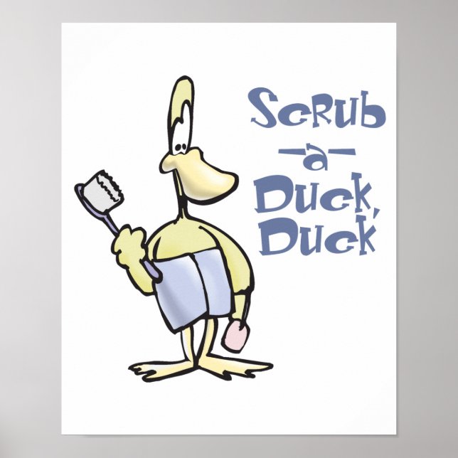 Poster frotter un canard (Devant)
