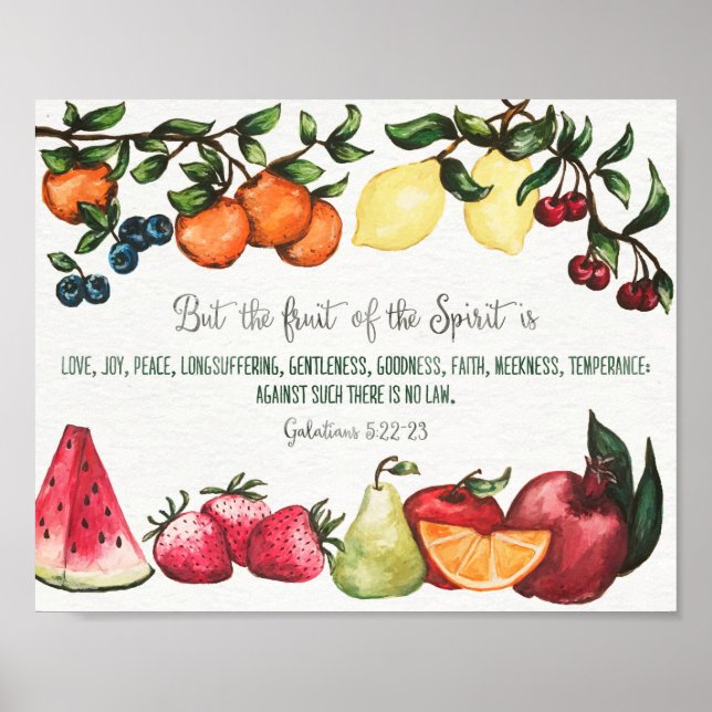 Poster Fruit de l'art mural Spirit (Devant)