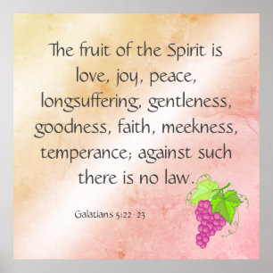 Poster Fruit de l'Esprit