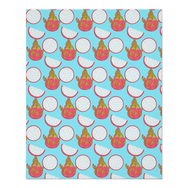 Poster Fruit dragon (Devant)