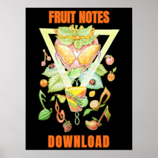 Poster Fruit Notes Download 
