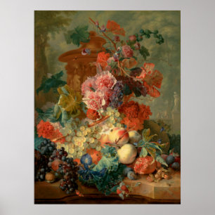 Poster Fruit Piece - Jan vont Huysum (1722)