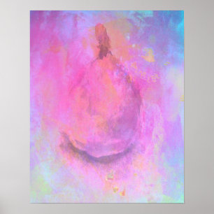 Poster Fruit Pur Abstrait Encore Vie En Rose