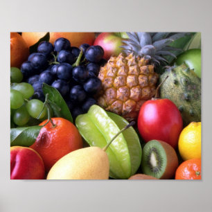 Poster fruits-82524 fruits sweet fruit exotic pineapple P