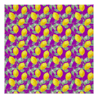 FRUITS DE LÉMON EN ARRIÈRE - PLAN PURPLE