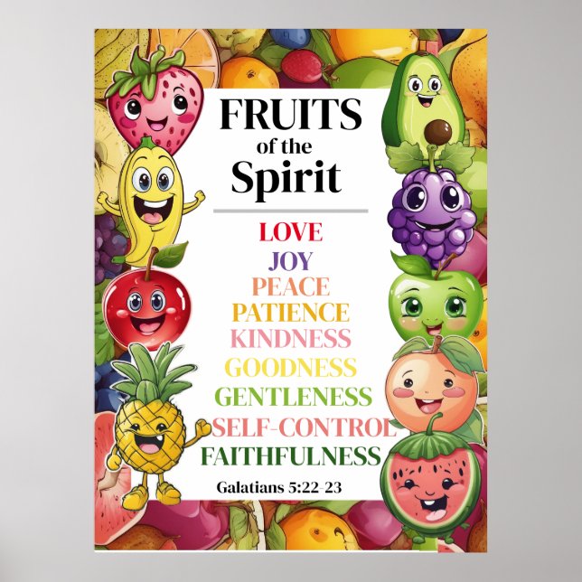Poster Fruits de l'Esprit (Devant)
