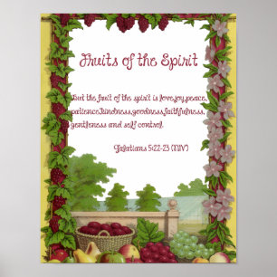 Poster Fruits de l'Esprit