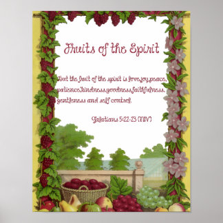 Poster Fruits de l'Esprit