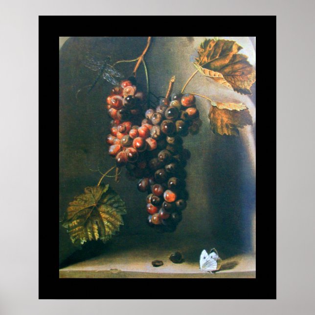 Poster FRUITS DE SAISON -PROSPÉRITÉ jaune brun noir (Devant)