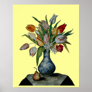 POSTER FRUITS DE SAISON - TULIPES