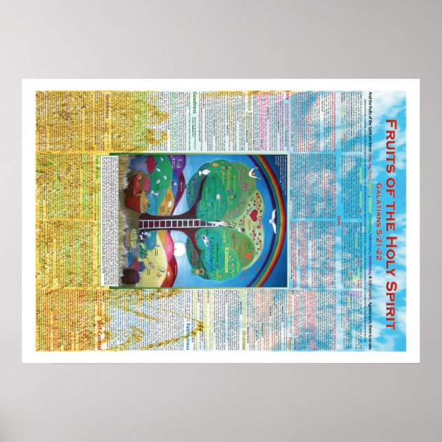 Poster Fruits du Saint-Esprit 20"x28" (Devant)