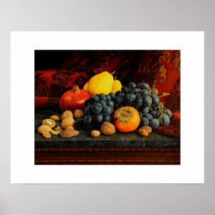 Poster Fruits et écrous