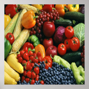 POSTER FRUITS ET LÉGUMES