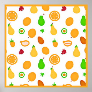 Poster Fruits exotiques Conception Motif