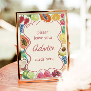 Poster Fruits Frais Du Marché Conseils Pour Une Baby Show