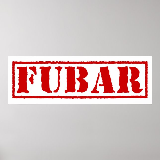 POSTER FUBAR (Devant)