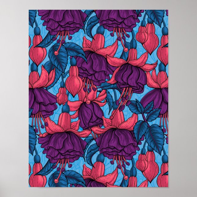 Poster Fuchsia (Devant)