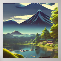 Fuji Du Lac Kawaguchi - Tsuchiya Koitsu Imprimer