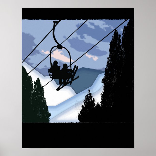 Poster Full de Skiers (Devant)