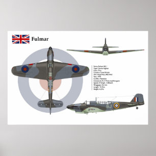 Poster Fulmar 803e Escadron