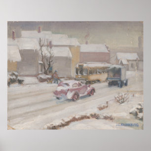 Poster Fulton Road Cleveland - Kulhanek 1943 Imprimer