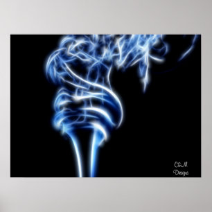 Poster Fumée lumineuse