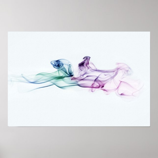 Poster Fumée violette (Devant)