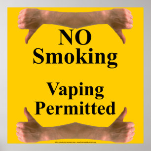 Poster Fumer contre Vaping