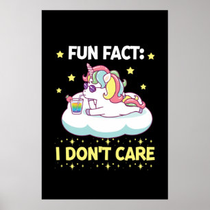 Poster Fun Fact I Don't Care