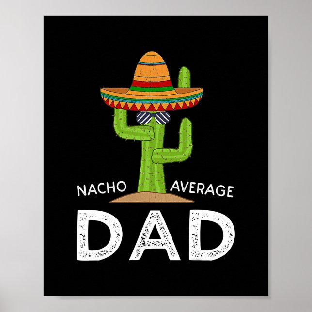 Poster Fun Hilarious Papa Joke Gifts Funny Meme Dire (Devant)
