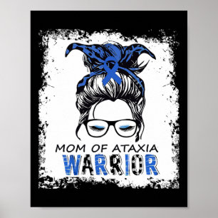 Poster Fun maman de guerrier ataxia