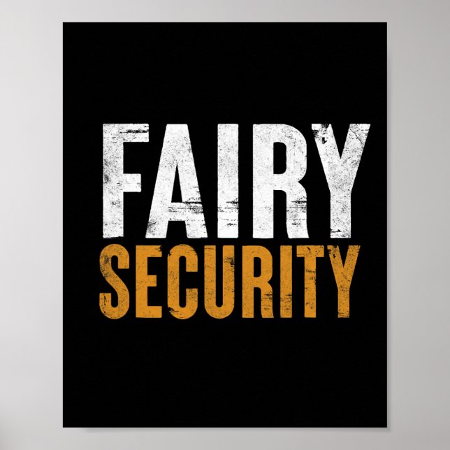 Poster Fun Parents Laze Easy Costume Fairy Sécurité Hallo (Devant)