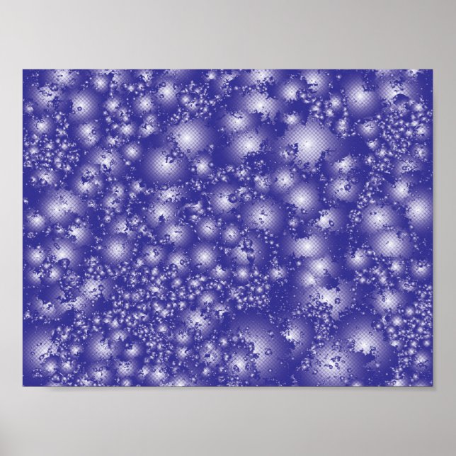 Poster Fun PURPLE Abstrait Encre Super motif Splash (Devant)